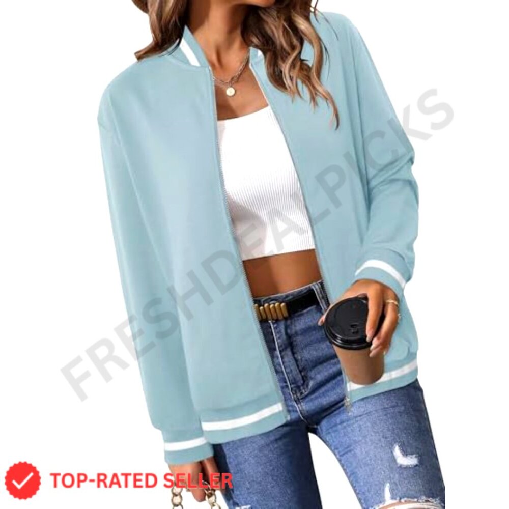 Lightweight Windproof Jacket Casual Long Sleeve C… - image 4